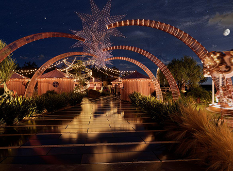 AN EVENING OF WARM LIGHTS AND FESTIVE MOMENTS