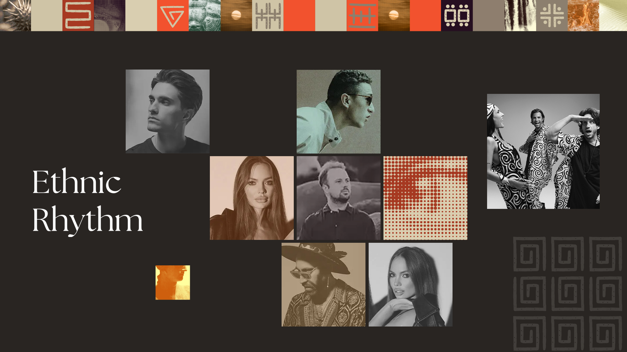 Web Banner Dj Ethnic Rhythm 2160X1215px
