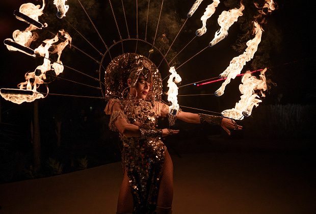 Ethno Hotels Etkinlikler Chakra Party And Fire Card