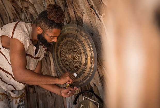 Ethno Blog Sound Threapy Card